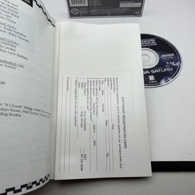 Shellshock (Sega Saturn, 1995) CIB REF CARD WORKING CLEAN DISC