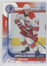 2015 National Hockey Card Day American Rookies Noah Hanifin #USA8 Rookie RC z6b. rookie card picture
