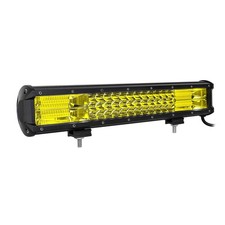 Willpower 15 inch 216W LED Light Bar Amber LED Work Light Spot Flood Beam for...