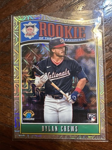 2025 Bowman Chrome Dylan Crews Rookie of the Year Mojo Refractor ...