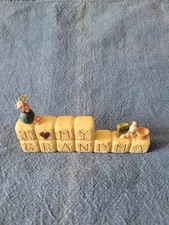 I Love My Grandma Suzi Skoglund Blossom Bucket Block Figures