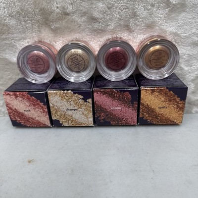 Lot Of 4 Tarte Glow Pot Eyeshadow - Champs,Cosmo,Spritz,Rose 3.5g/0.12 NIB