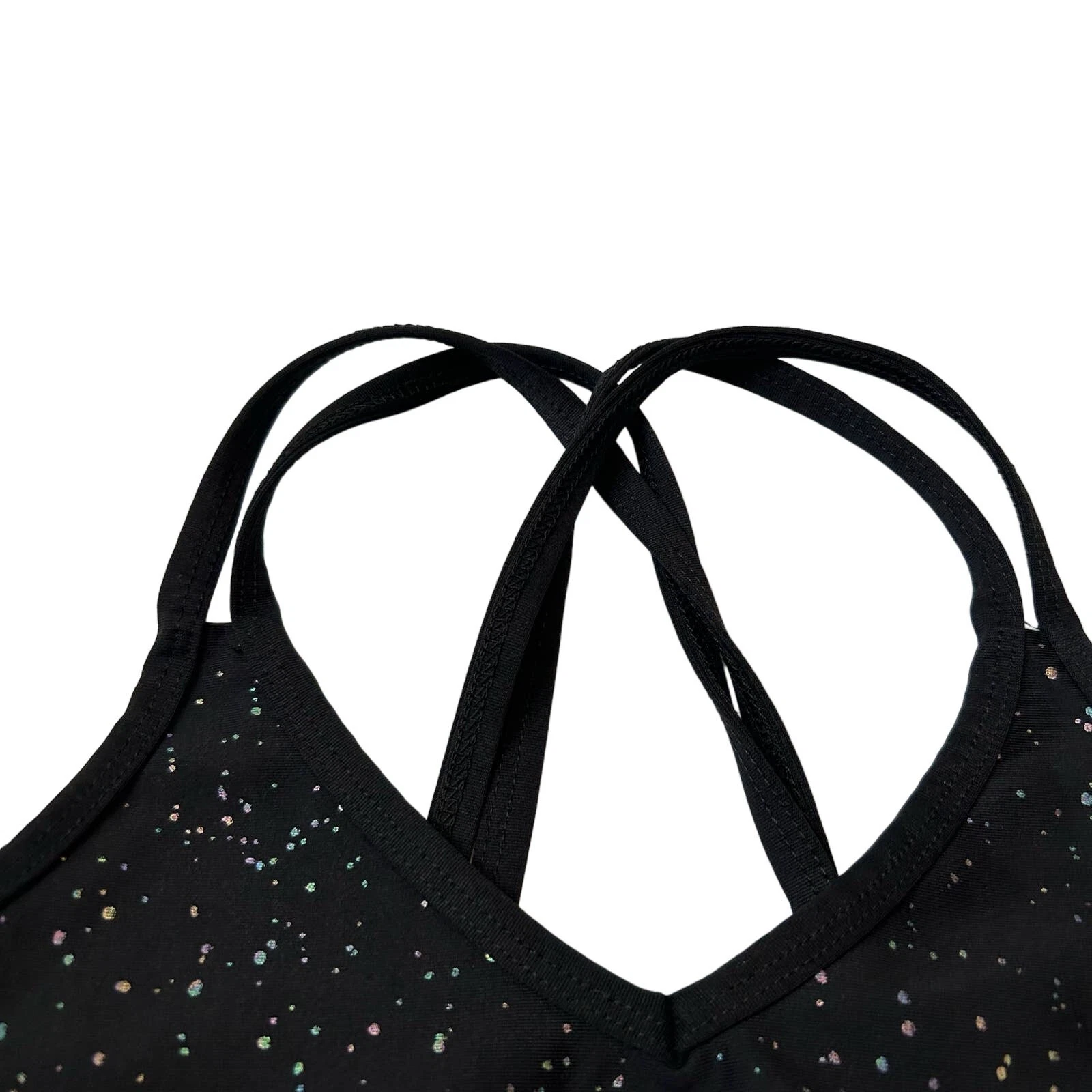 beyond-yoga double back alloy speckled lounge tank-bra