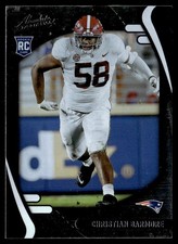 2021 Panini Absolute Christian Barmore Rookie New England Patriots #156