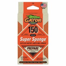 EZ123 Premium Sanding Sponge, Medium 150-Grit, 3 x 5 x 1-In. - 7364