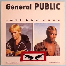 GENERAL PUBLIC “ALL THE RAGE” – 1984 – USED US VINYL LP – BRITISH NEW WAVE BAND