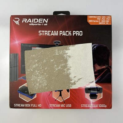 Subsonic Raiden eSports 4 all Stream Pack Pro Gaming Kit for Streamers