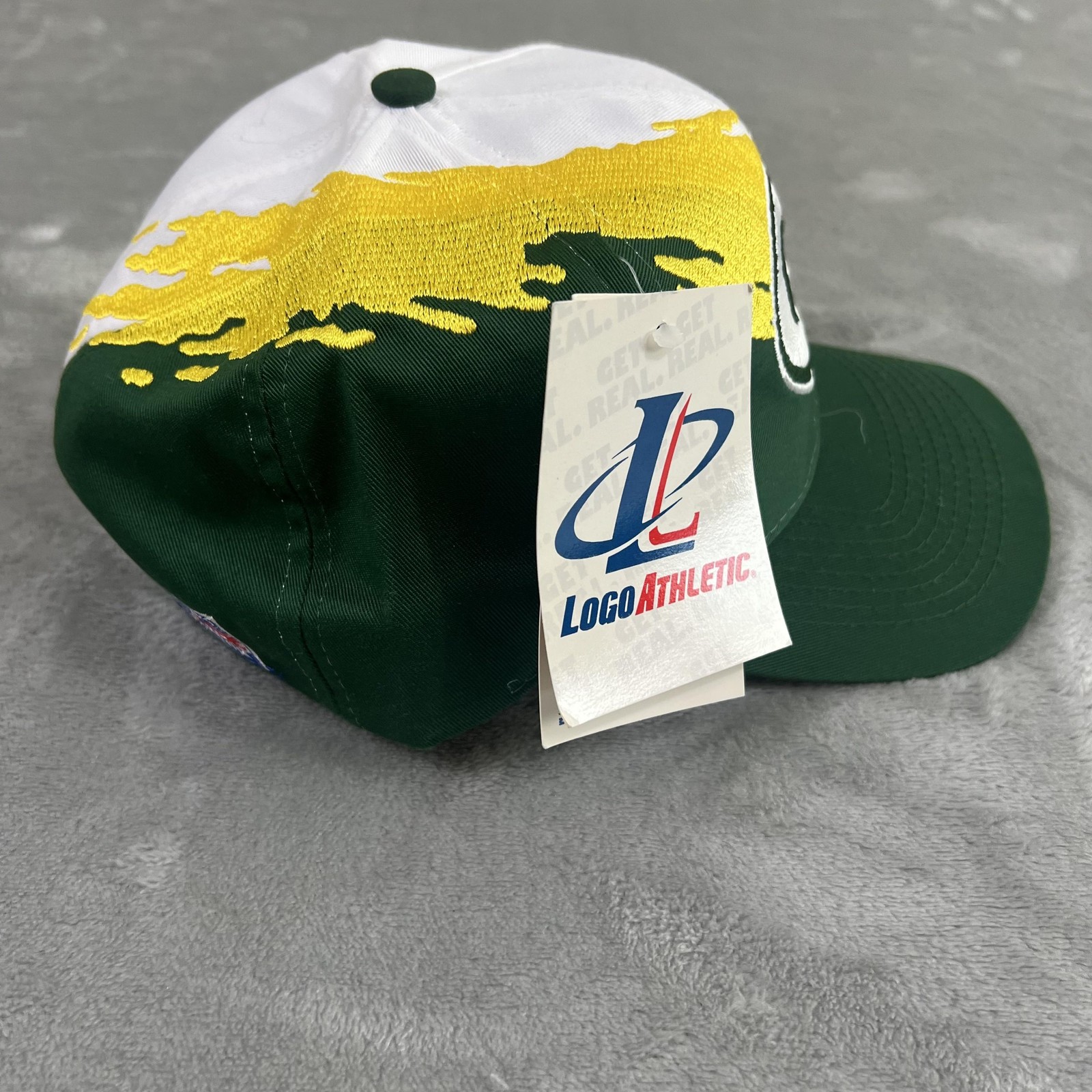 Vintage Green Bay Packers Hat Cap Snap Back One Size NFL Football Splash 90s