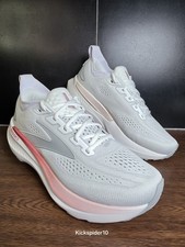 Brooks glycerin GTS 23 Womens Running Shoes Size 10 White Harbor Mist Cushion