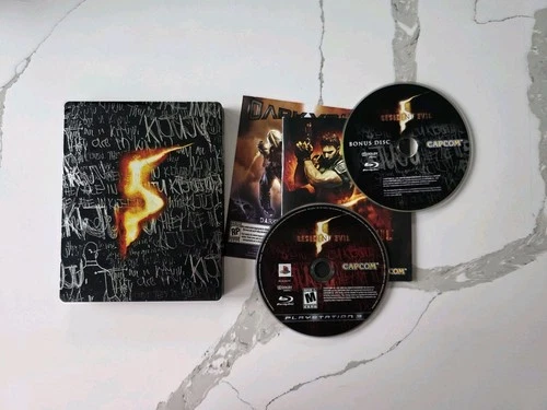 Resident Evil 5 Steelbook for PS3 PlayStation 3 Complete Edition Great Condition