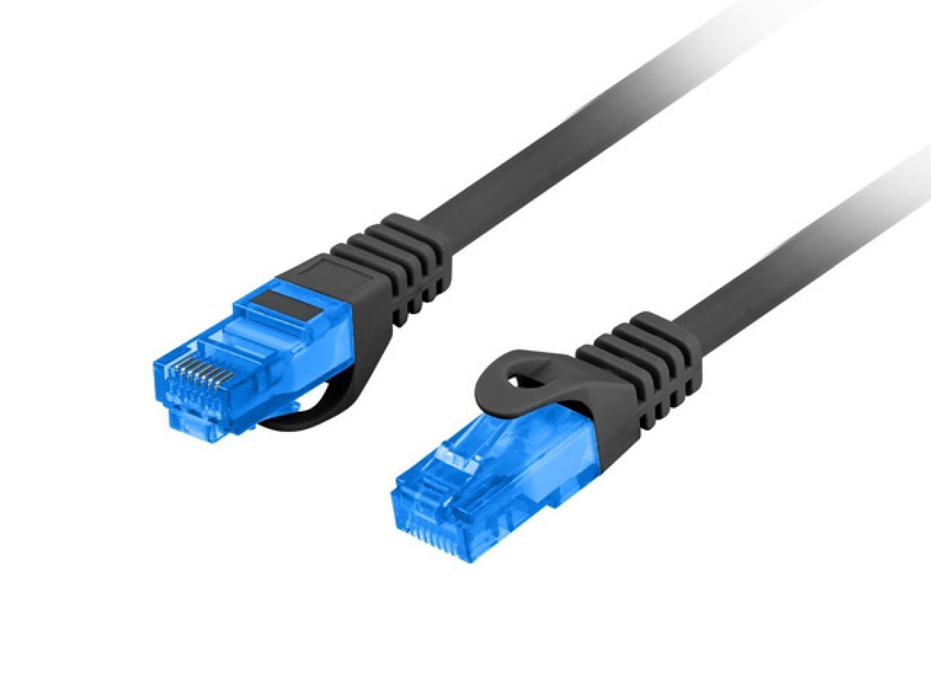 Lanberg patch cable - 1 m - RAL 9004 black - Schwarz - 1m - Bild 3