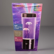 Black Indoor Jellyfish Table Lamp with RGB LED New In Box 9