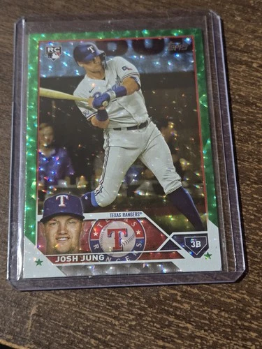 2023 Topps Series 2 - Josh Jung #529 Green Foil /499 (RC)