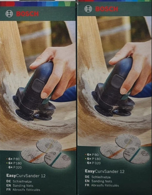 Bosch Schleifgitter Set für Easy Curv Sander 2Packungen
