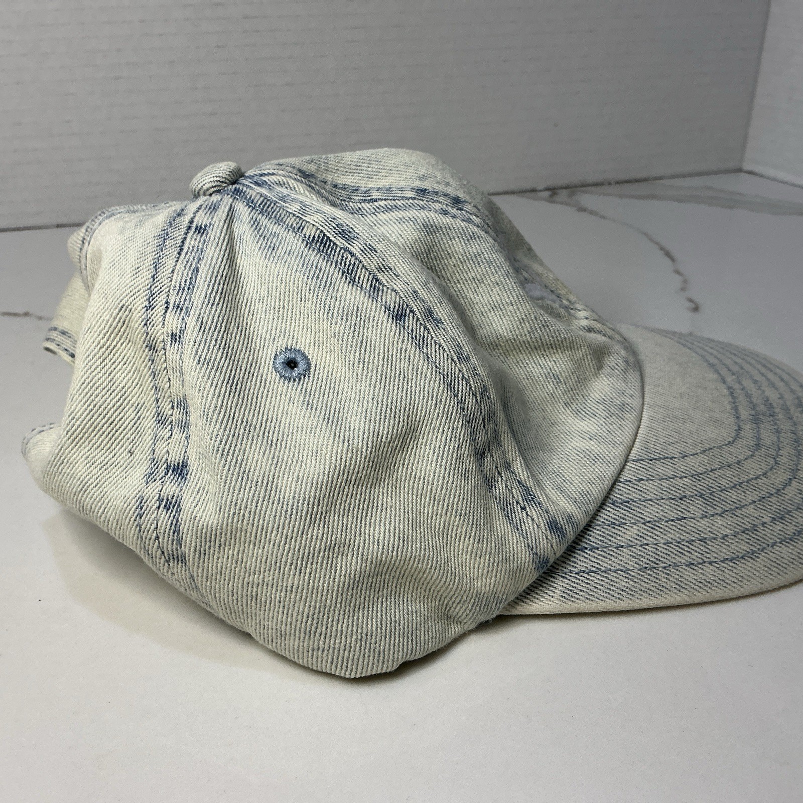 American Eagle Hat Adjustable Distressed Denim - image 5