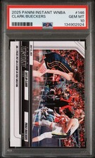 Graded 2025 Panini Instant Clark/Bueckers #146 Basketball Card PSA 10 Gem Mint