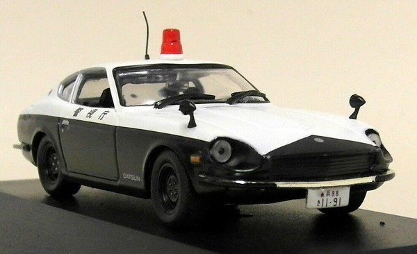 Atlas 1/43 Datsun 240Z Police Car 004 Diecast Model Car-image