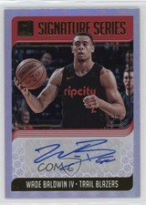 2018 Panini Donruss Signature Series Gold /10 Wade Baldwin IV #SG-WB4 Auto 15r3