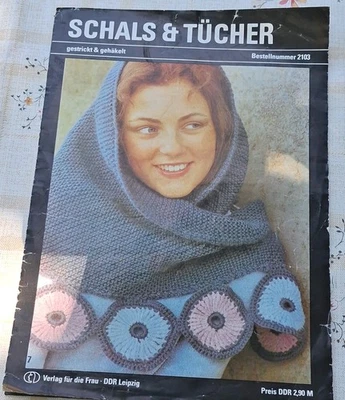 Verlag für die Frau Schals & Tücher häkeln & stricken Nr. 2103 DDR häkelmuster - Bild 1 von 4