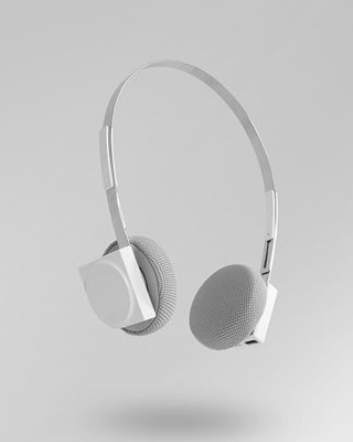 km5 HP1 103g Ultraleichte Kabellose Kopfhörer Bluetooth Noise Cancelling WHT