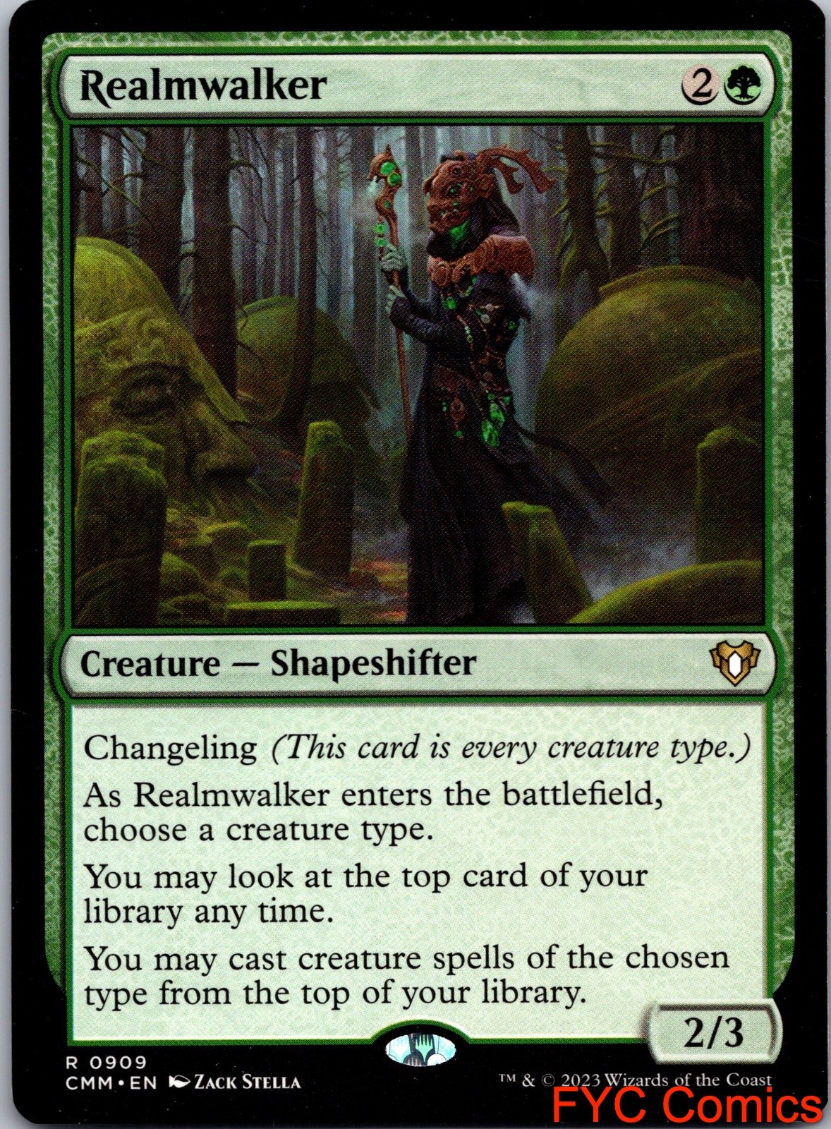 Realmwalker 909 Rare Commander Masters Magic: The Gathering Near Mint M243