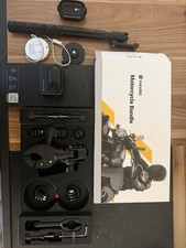 Insta360 Go 3S 128gb Motorcycle Bundle  Self stick  Helmet Mount