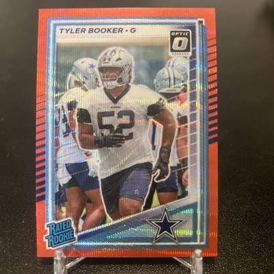 2025 Donruss #354 Tyler Booker Optic Rated Rookies Preview Red Power