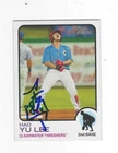 Signed Autographed HAO YU LEE Phillies 2022 Topps Heritage Minors Card #195
