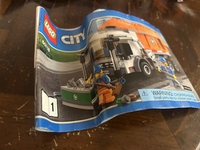 LEGO City Garbage Truck 60118 Preowned Complete W/ Box, Instructions & Mini Figs