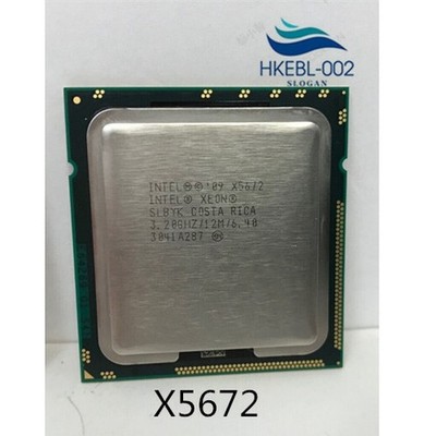   Xeon X5672 3.2GHz 12MB 6.40G (SLBYK) LGA 1366 Server CPU Processor  SLBYK &ex