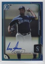 2015 Bowman Chrome Prospects Blue Refractor /150 Luiz Gohara #BCAP-LG Auto 2d9