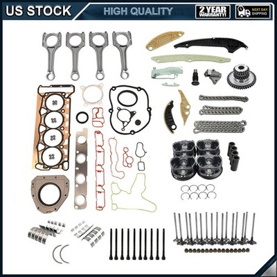 For 2.0 T Audi VW A4 Jetta CCTA CAE CCZ Pistons 23mm Engine Overhaul Rebuild Kit