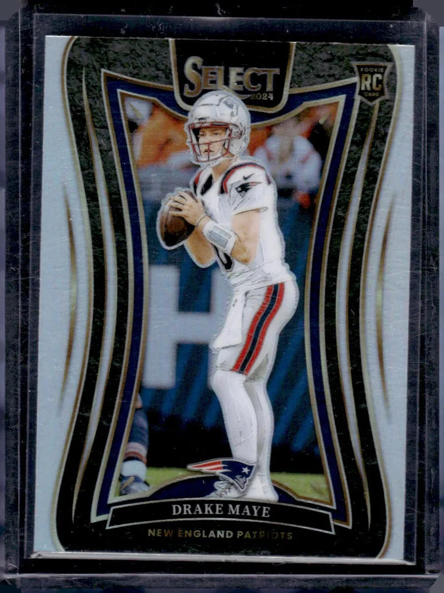 2024 Panini Select #379 Drake Maye Silver Prizm