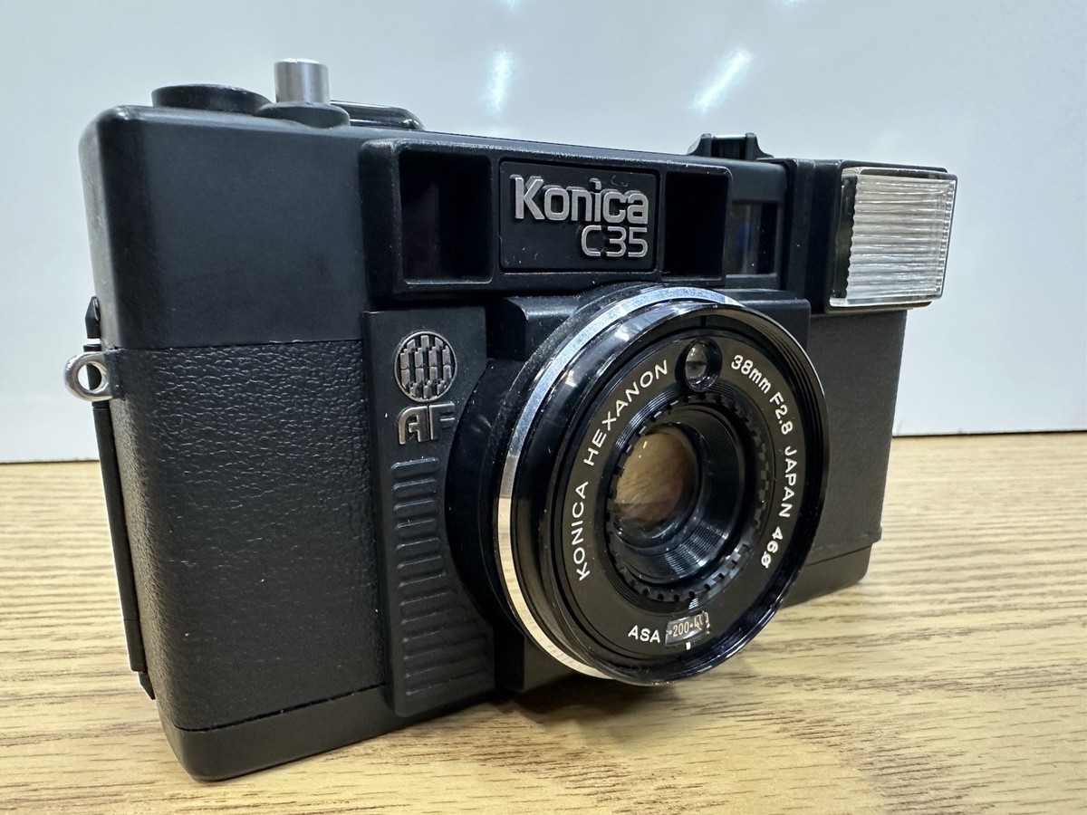 Mint Konica C35 AF 38mm f2.8 Auto 35mm Point & Shoot Film Camera