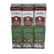 Lot of 3 Pet Dogs Cats STOP CHEWING No Chew Spray Safe Bitter Apple Set 100ML