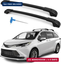 Roof Rack Cross Bars Compatible with Toyota Sienna 2021-25 with Side Rails