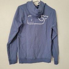 VINEYARD VINES BLUE PULLOVER HOODIE Unisex SIZE 18, SOFT COTTON