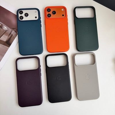 Leather Case With MagSafe & Camera Control For iPhone 14 15 16 17 Pro 17 Pro Max
