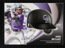 2022 Update Commemorative Batting Helmet Manufactured Relics Kris Bryant 19zq