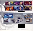 GB 2020 JAMES BOND FDCS X2