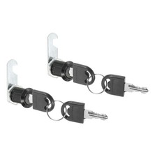 Schrank Schubladen Schloss mit Schl&uuml;sseln,2 St&uuml;ck 25mm Briefkasten B&uuml;ro Schwarz