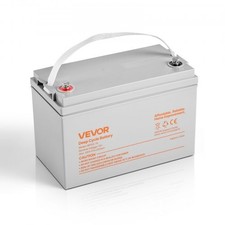 12V 75Ah Deep Cycle Battery, Sealed AGM Technology, Rechargeable Lead Acid AGM B