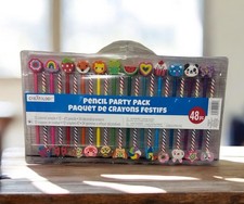 Creatology Pencil Party Pack with Erasers 48pc NEW SEALED E4 