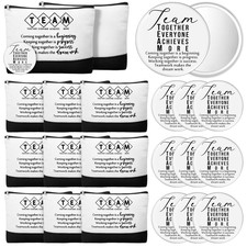 12 Sets Employee Appreciation Gift Bulk for Womens History Month Makeup Bag with
