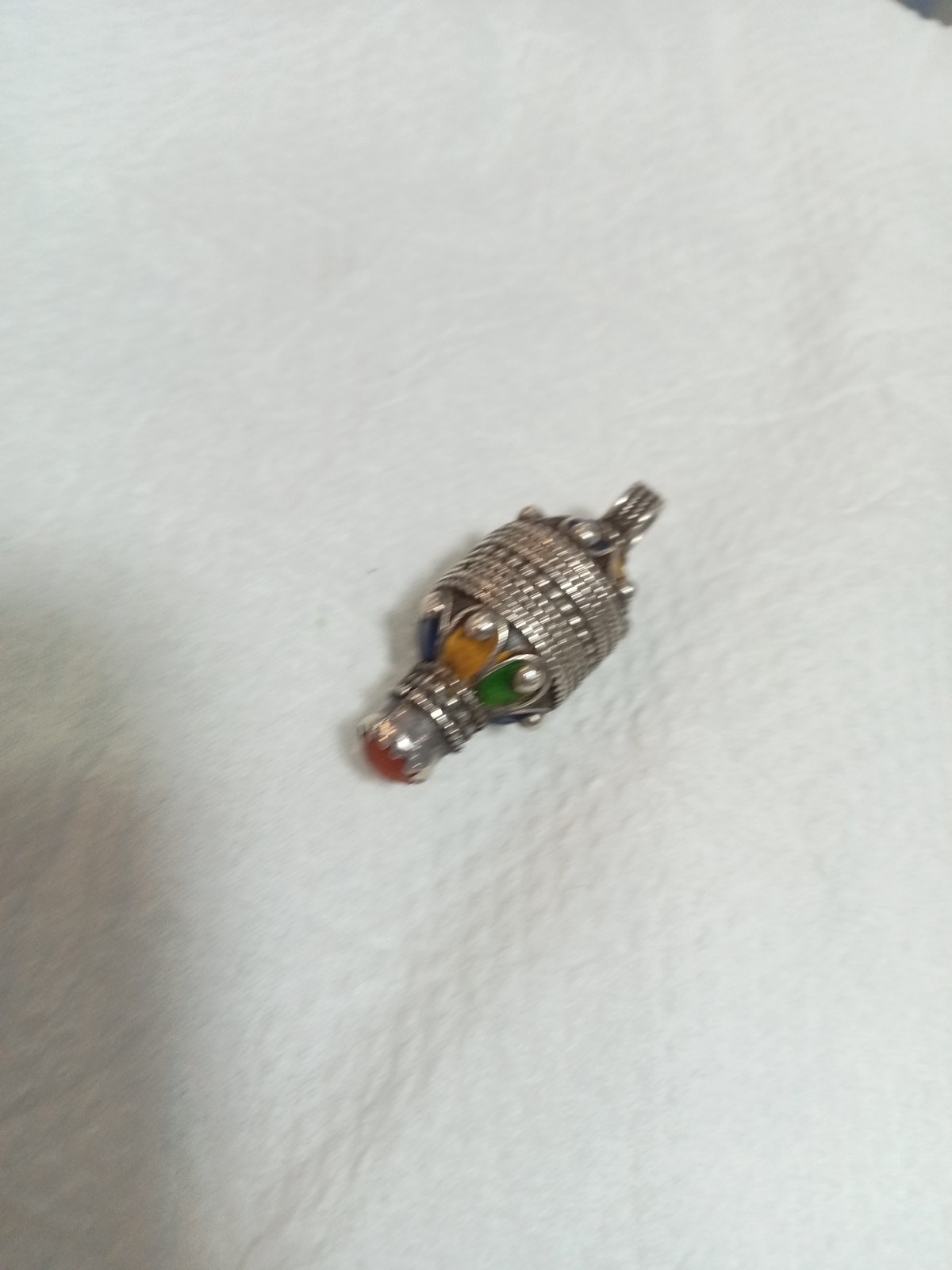 Antique Solid Silver Pendant Traditional Antiques - image 1