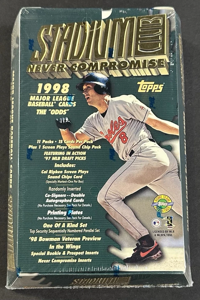 1998 Topps Stadium Club Series 1 HTA Baseball Hobby Jumbo Box Factory Sealed - Image 2 of 4