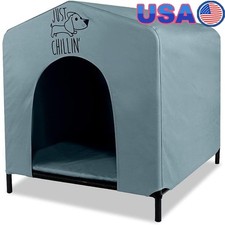 Portable Dog House Large Dogs Lightweight Water Resistant Indoor Outdoor Shelter