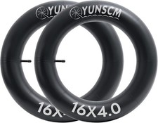 2-PCS 16X4.0 Fat E-Bike Tubes 16x4.0 Schrader Valve Inner Tubes Compatible
