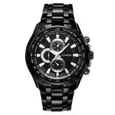 CURREN 8023 Quartz Watch Men Waterproof Sport Military Watches Mens Business Sta