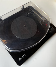ION Air LP Black Bluetooth Turntable   Barely Used